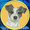 Jack Russell Terrier HD Portrait #3 - 4" Medium Embroidery Patch Jack Russell Terrier HD Portrait #3 - 4" Medium Embroidery Patch