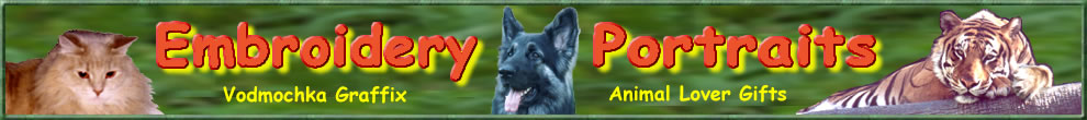 Wildlife and Dog Breed Gifts for Animal Lovers by Award Winning Vodmochka Graffix Embroidery Designers Wildlife and Dog Breed Gifts for Animal Lovers by Award Winning Vodmochka Graffix Embroidery Designers
