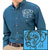 Boxer Embroidered Mens Denim Shirt - Click for More Information