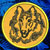 Rough Collie Embroidery Patch - Gold