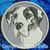 Great Dane Embroidery Patch - Grey