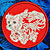 Maltese Agility #4 Embroidery Patch - Red