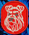 Schnauzer Embroidery Patch - Red