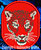 Shiloh Shepherd Portrait Embroidery Patch - Red
