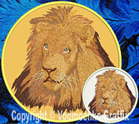 Bison High Definition Portrait Embroidery Patch - Click for More Information