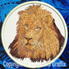 Lion Embroidered Patch for Lion Lovers - Click to Enlarge